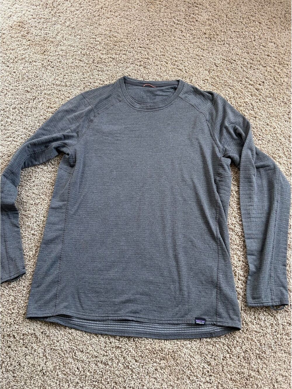Men's Patagonia Thermal Weight Capilene Baselayer Grey XLARGE polartec